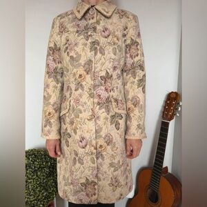 Floral Patterned Coat S